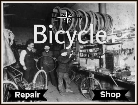 Bicycle repair sign Bike Shop San Antonio